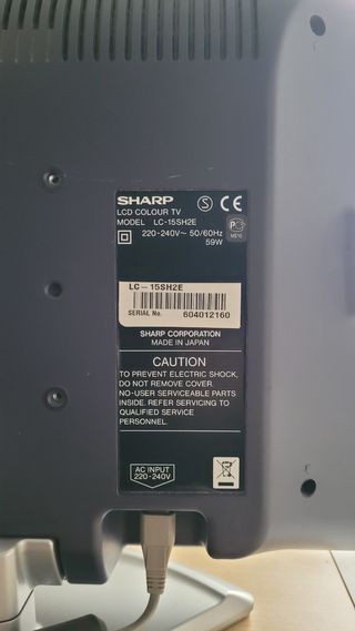 Televisor antiguo 15 pulgadas