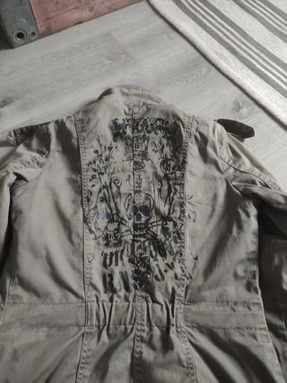 chaqueta verde militar