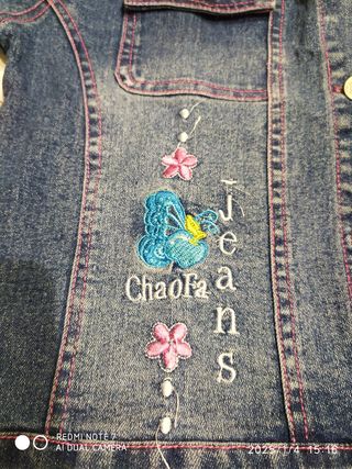 Giubbino Jeans Bambina 8 Anni - Nuovo