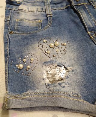 Salopette in Jeans - Bambina 7 Anni