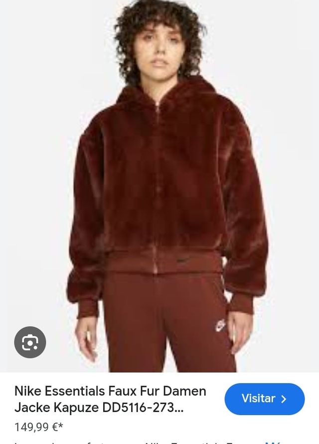 Chaqueta Nike capucha invierno mujer 