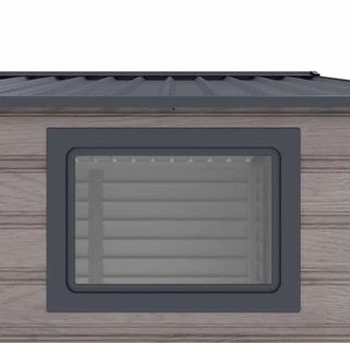 Caseta Metálica de Exterior 4.07 m2 Efecto Madera