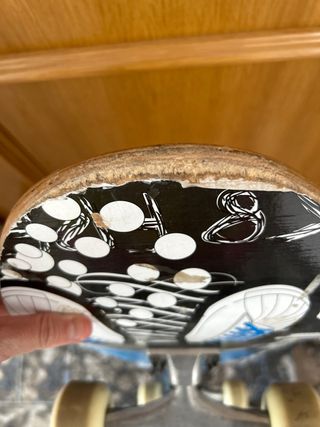 Tabla Skate y casco niñ oxelo