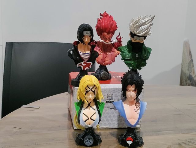 Set 5 action figure Naruto, anime manga