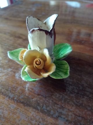 Bugia ceramica porta candela vintage 