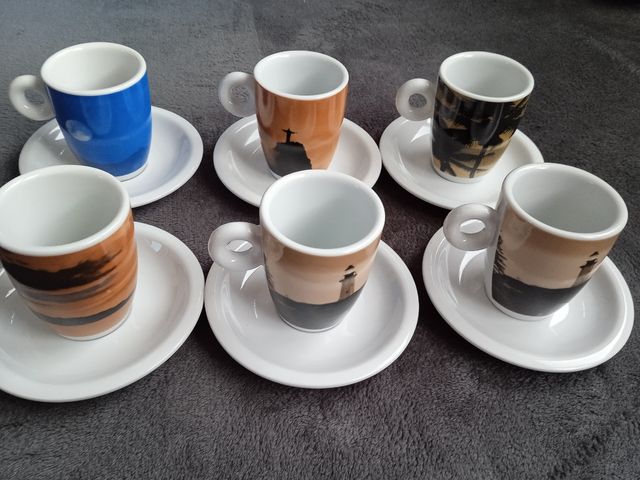 Juego de 6 tazas de café