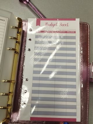 Budget planner A6