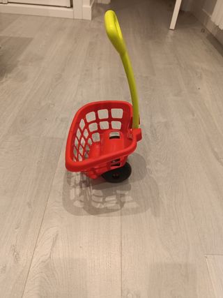 Carrito compra juguete para niños