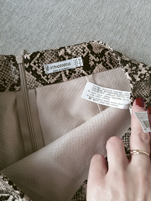 Minifalda Animal Print