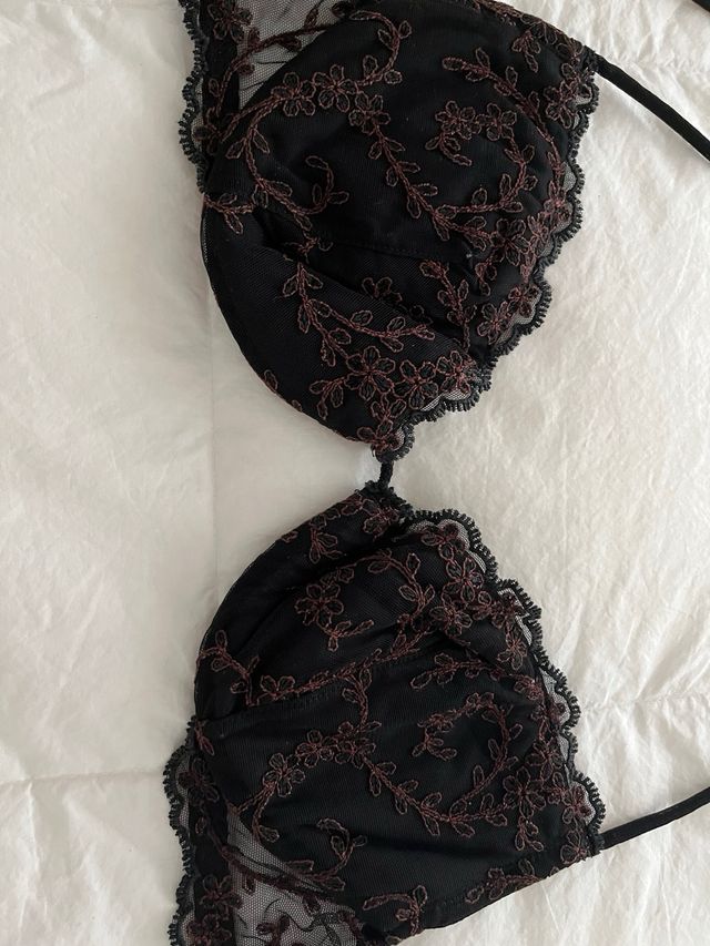 Reggiseno nero donna la perla