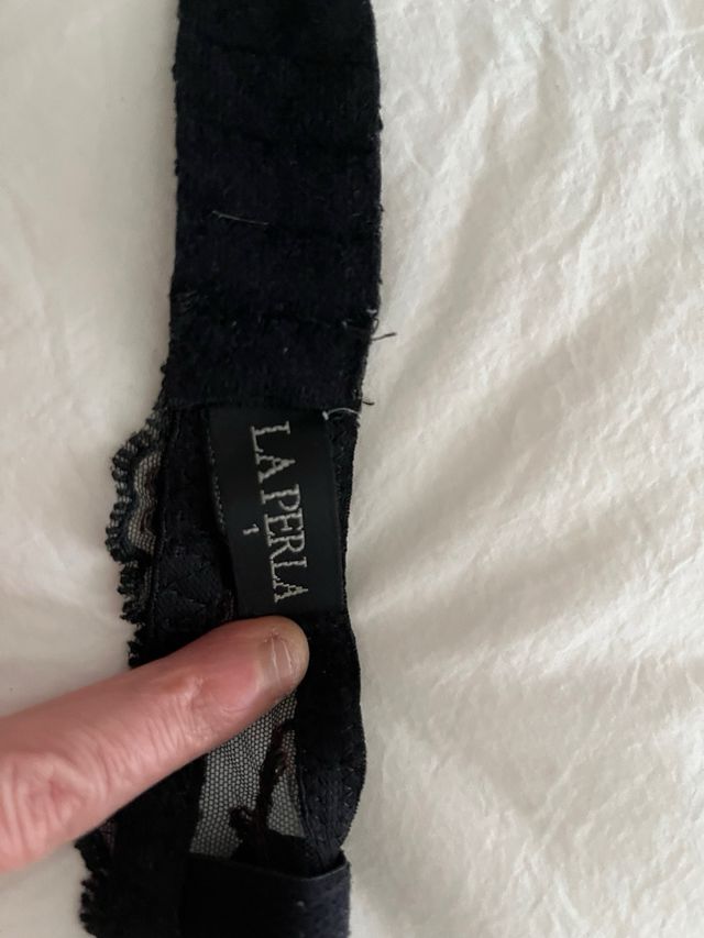 Reggiseno nero donna la perla