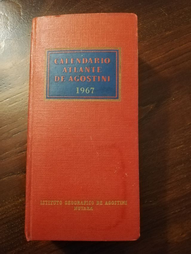 Calendario Atlante 1967