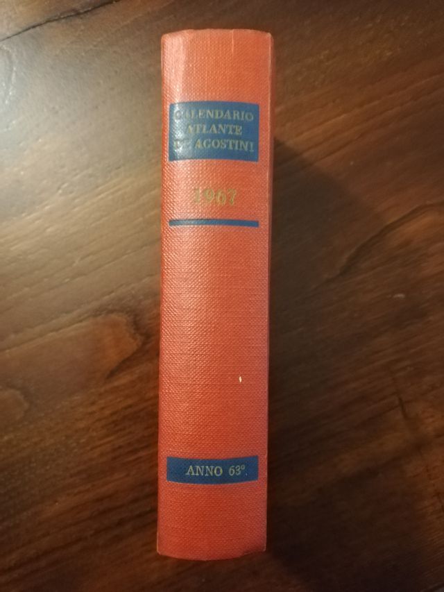 Calendario Atlante 1967