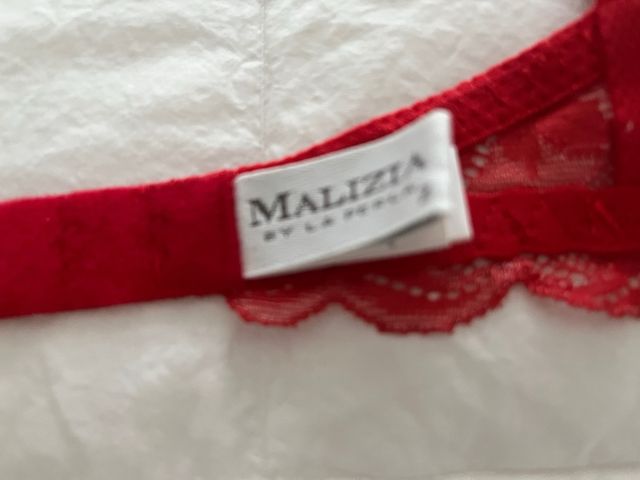 Reggiseno donna rosso la perla