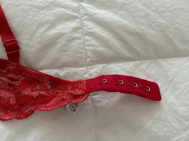 Reggiseno donna rosso la perla
