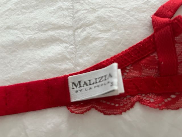 Reggiseno donna rosso la perla