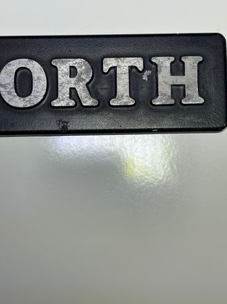 Emblema Ford Cosworth de aluminio origenal