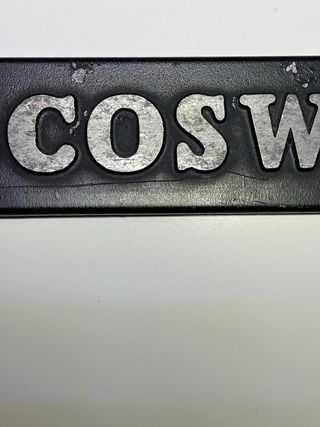 Emblema Ford Cosworth de aluminio origenal