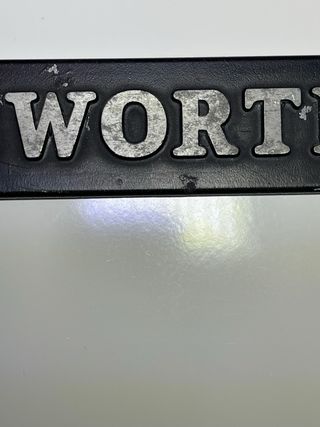 Emblema Ford Cosworth de aluminio origenal
