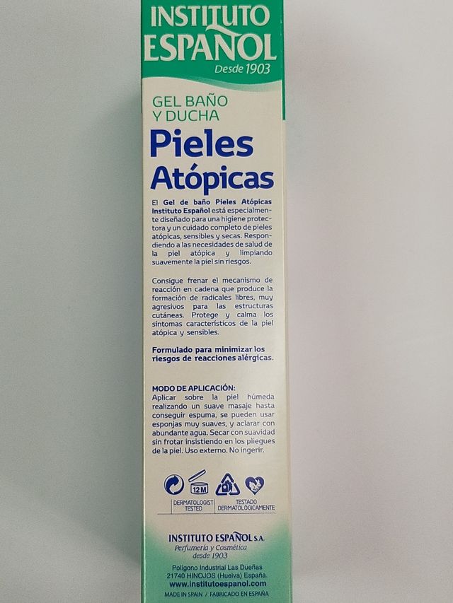 PIELES ATOPICAS GEL BAÑO Y DUCHA