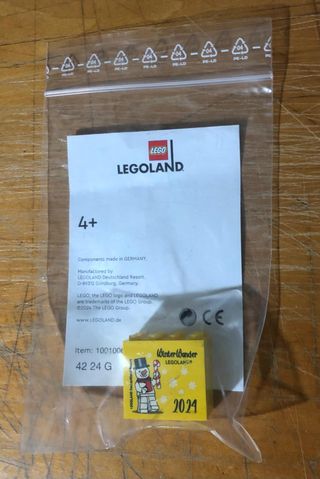 Lego Land Deutschland mattoncino giallo