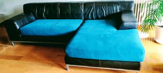 Sofá Ikea Kramfors con chaise long puff