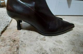 Botines marron chocolate