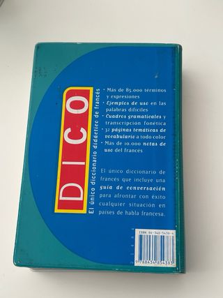 Dico: diccionario didáctico de  francés/e