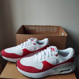 Nike Air Max Systm 44.5 Blanco Rojo Nuev