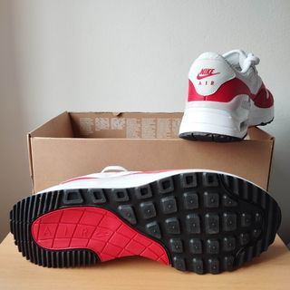 Nike Air Max Systm 44.5 Blanco Rojo Nuev