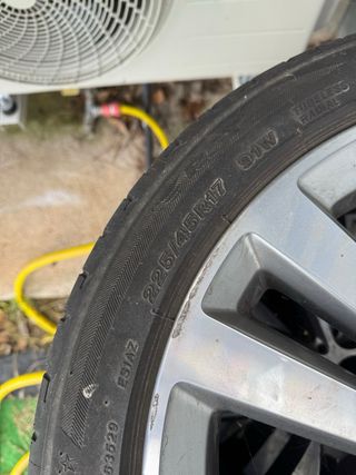 Juego de llantas 225/45 R17