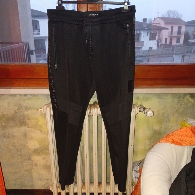 Pantalone nero uomo