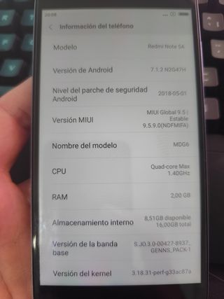Xiaomi Redmi Note 5A
