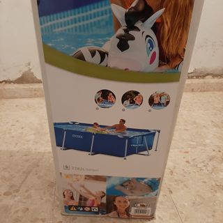 Piscina desmontable INTEX 2,90x1,60x0.65 m. RECTAN