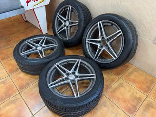 Llantas réplicas de AMG con neumáticos 
