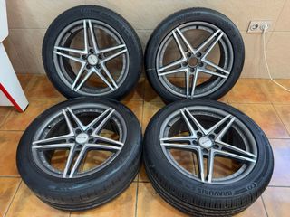 Llantas réplicas de AMG con neumáticos 