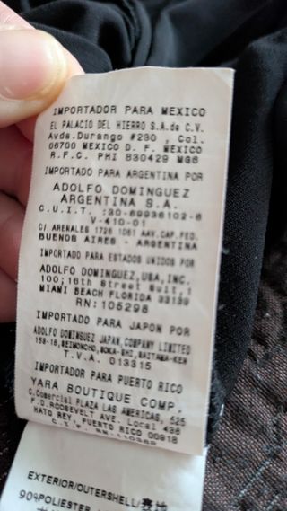 Vestido Adolfo Domínguez.