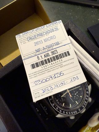 Swatch x omega swiss moon limited edition