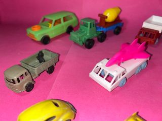 LOTE COCHES CAMIONES GRUAS ROVER VW ESCARABAJO VAM