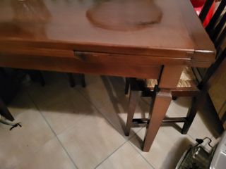 Tavolo legno di noce allungabile