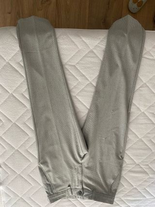 Pantalon de traje gris Zara