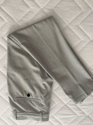 Pantalon de traje gris Zara