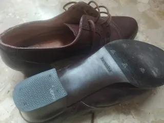 Zapatos tacón cordones