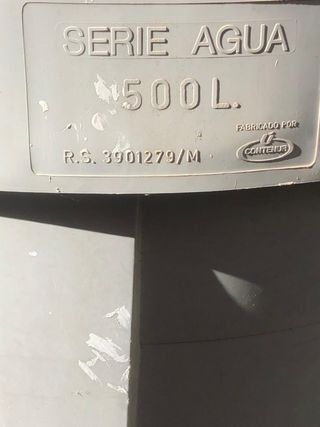 BIDON DE AGUA 500 LITROS Y MOTOR