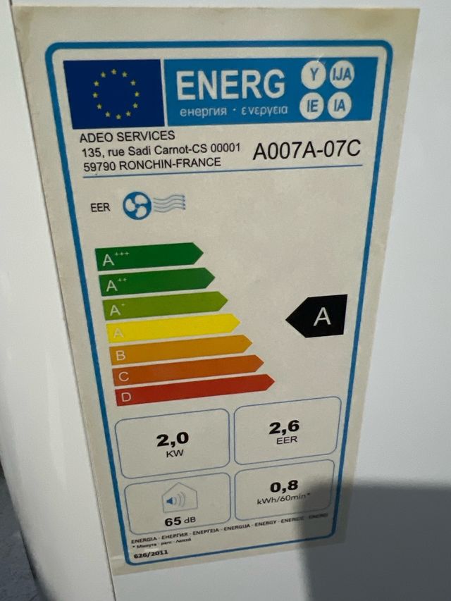Aire acondicionado portatil