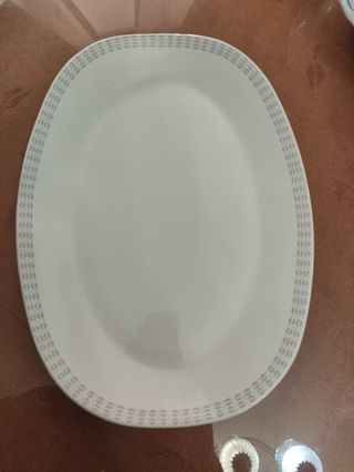 Fuente vintage grande de porcelana  de Pontesa