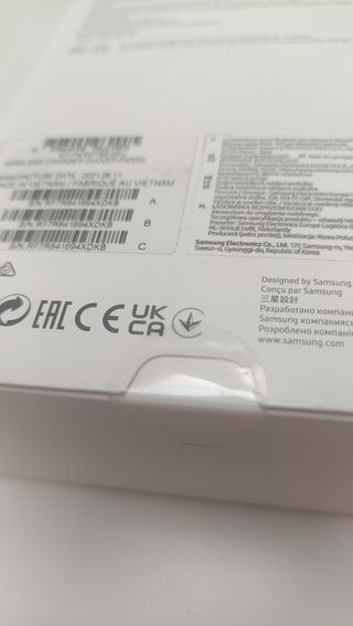 Cargador duo inalámbrico Samsung