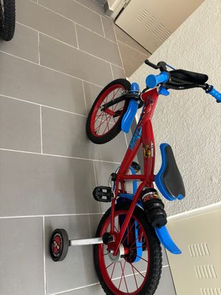 Bicicleta spiderman niño 