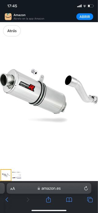 Tubo escape Dominator  