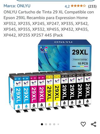 Cartuchos impresora Epson